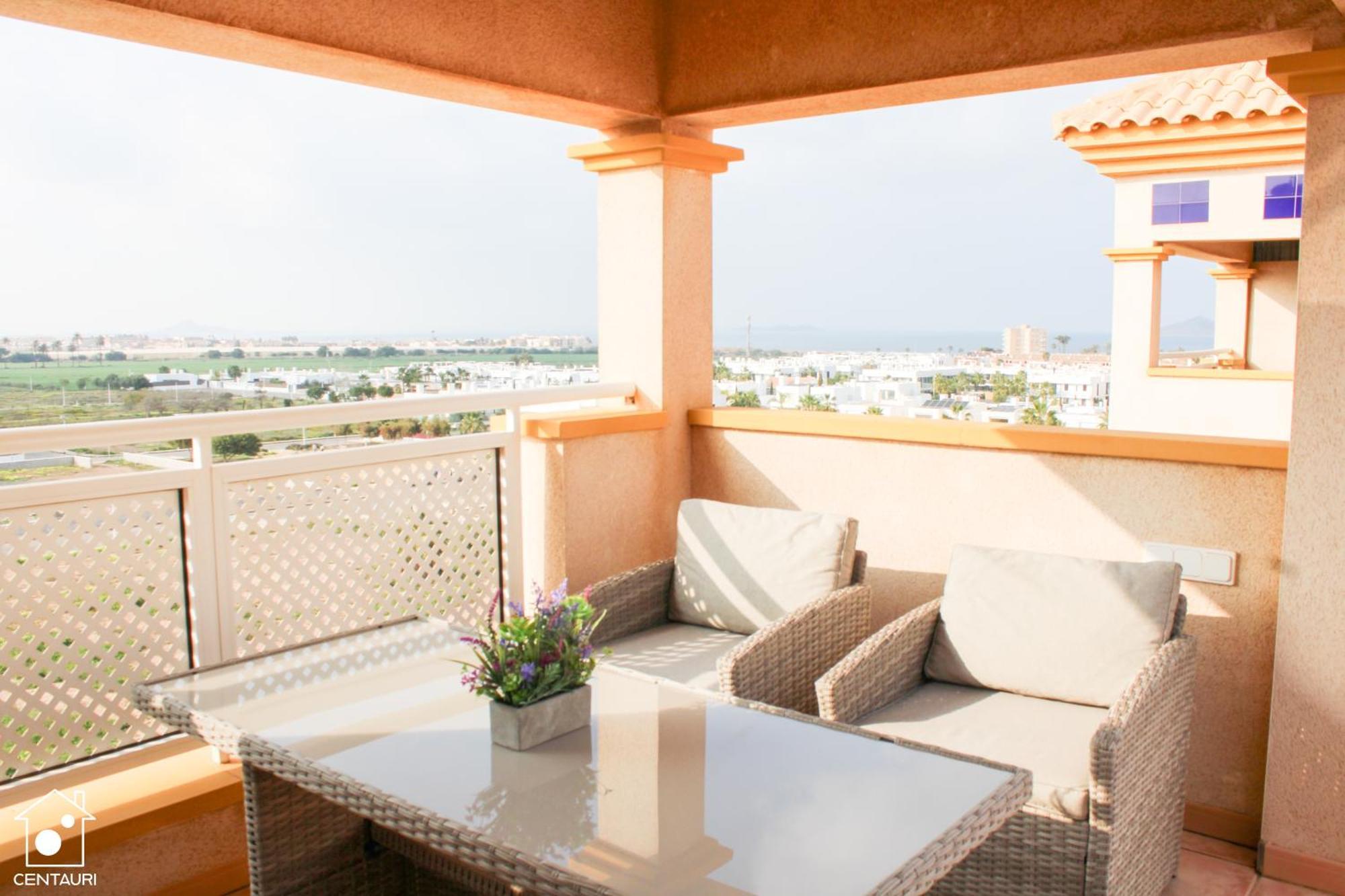 Fantastico Atico Chill Out Con Vistas A Mar De Cristal Apartment Luaran gambar